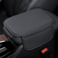 Car Cushion Nappa Leather Armrest Storage Box Cover Pad Interior Accessories