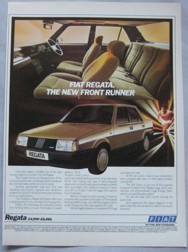 1984 fiat regata original - fiat,