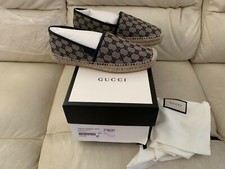 GUCCI DOUBLE G LOGO BEIGE BLUE