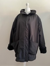 Seraphine Coat Womens UK 18 Maternity Black Reversible 3 in 1 Babywearing Jacket