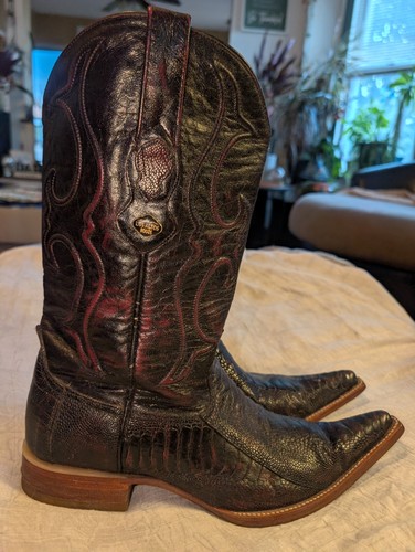 Los altos boots - boots, ostrich
