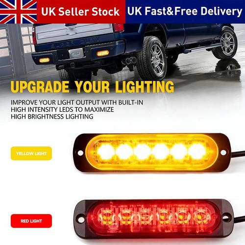 Led amber strobe flashing - 6,