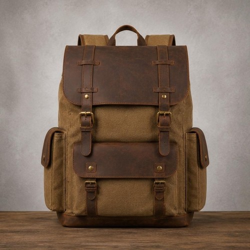 Handmade leather canvas - handmade,