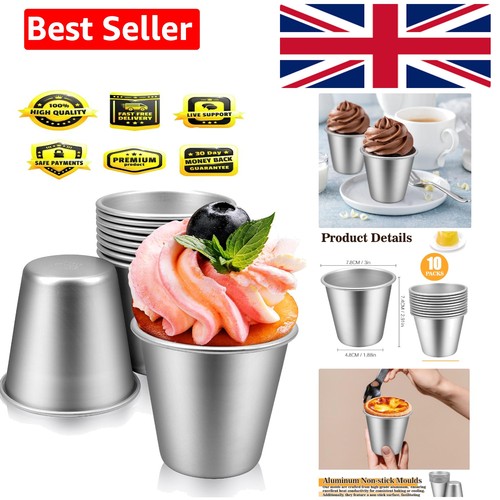 Pcs pudding dariole moulds - 10,
