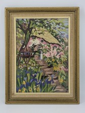 Large Vintage Framed Tapestry