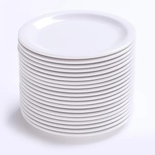 12 X MELAMINE  DINNER PLATES