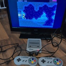 Nintendo SNES Classic Mini Console With Two Controllers / Tested & Working