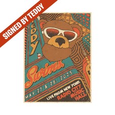TEDDY SWIMS Signed NEW YORK CONCERT MOSTER RADIO CITY MUSIC HALL
