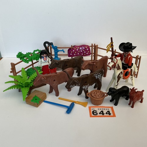 Playmobil toys longhorn cattle - toys,