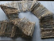 Twig garland roll, gold coloured, 2.5m x 24cm, qty of 2