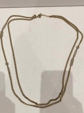 Chanel necklace gold, long