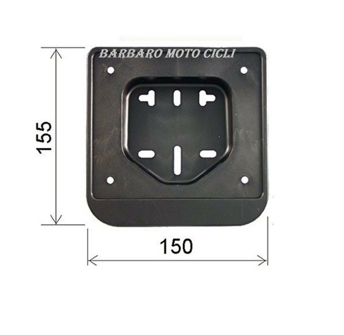 License plate plastic yamaha - plate,