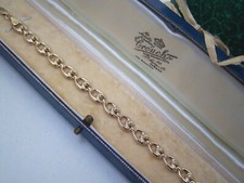 GORGEOUS MODERNIST SOLID 9K 9CT GOLD ORNATE OPENWORK 7.25" BRACELET HEAVY 5.7G 