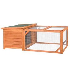 Cozy Rabbit Hutch & Run for