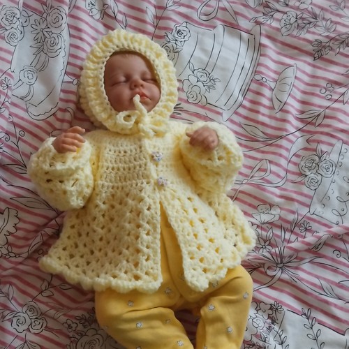 Newborn baby girls crochet - baby,