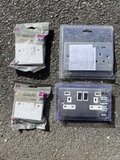 Back Boxes  Socket Face Plates Assorted Fittings