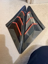 Honda Civic 2016–21 Side Window Louvers (Carbon Look)