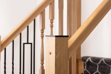 Metal flat newel caps - metal,