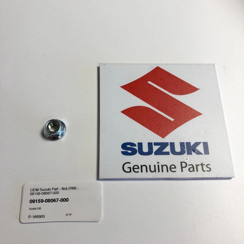 Suzuki genuine part nut 8mm - genuine,