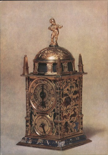 Clocks german silver - clocks, silver-gilt