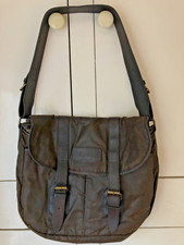 VINTAGE BARBOUR WAX COTTON & LEATHER UNDERARM field utility bag reproofed VGC
