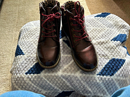 Lotus burgundy leather ankle - burgundy,