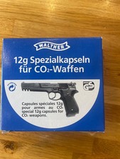 Walther 12g co2 special capsuls Air gun pistol 10 new box not used