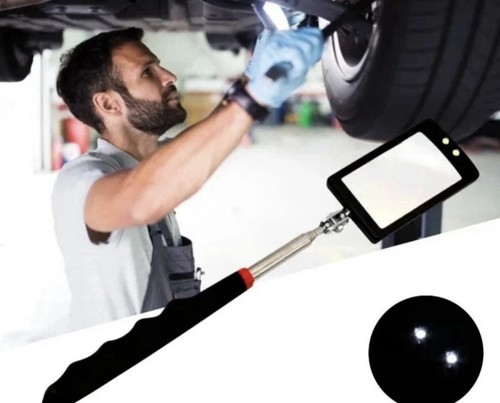 Telescopic led lit mirror - led,
