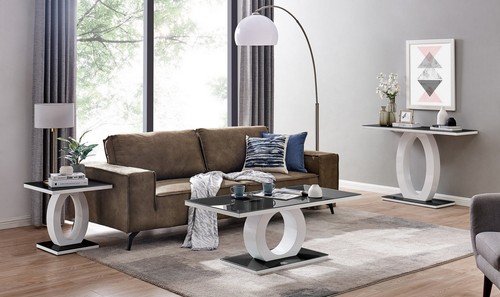 Giovani white high gloss halo - giovani,