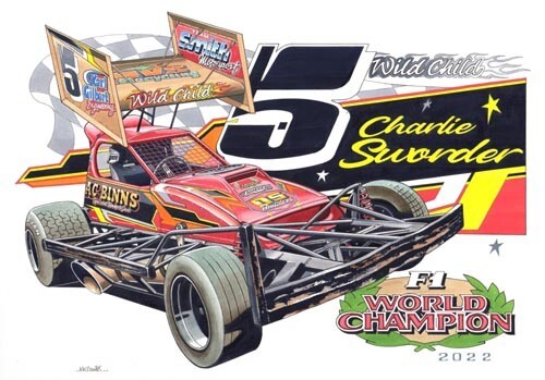 Brisca stock car print of - brisca,