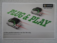 Smart Fortwo Electric Drive Car Brochure 2011 - "The perfect electric car...."