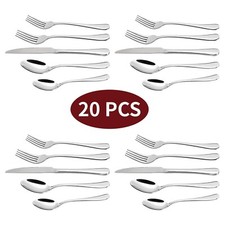 20 PCs Stainless Steel Cutlery