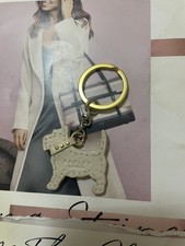 Radley Ivory Leather Dog Tag /