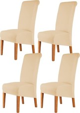 4X Dining Chair Covers Stretch Removable Washable Home Protective Stretch Covers