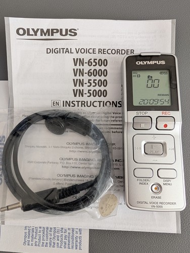 Olympus 5000 digital voice - olympus, vn-5000