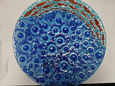 Jo Downs Dish - Blue Fish Platter  - Extra Large Size - 47cm x 4cm