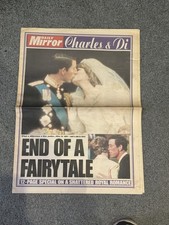 Daily Mirror  – Charles and Di  Vintage Newspaper 