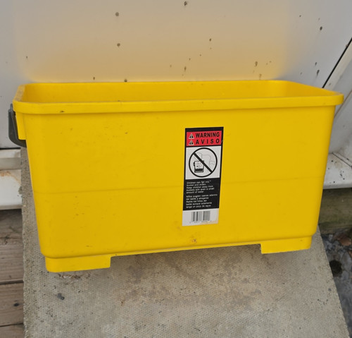 Yellow plastic window cleaning - yellow,