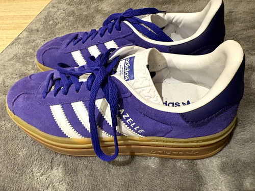 Adidas gazelle purple - adidas, purple/white