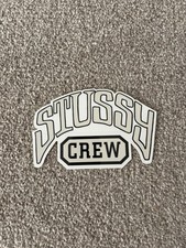 Stussy Crew Sticker - Black
