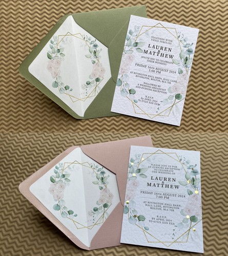 Luxury eucalyptus blush - eucalyptus, pink