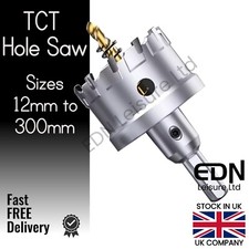 TCT Hole Saws Tungsten Carbide Cutter 12–300 mm for Metal Stainless FREE POST