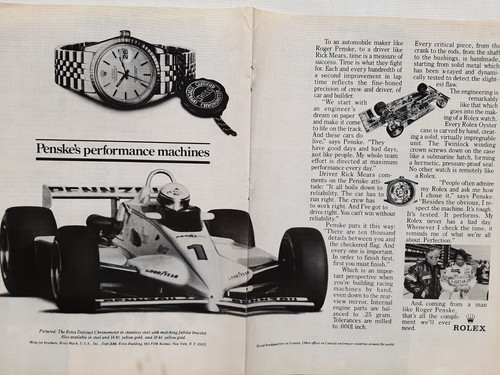 1983 rolex datejust watch - rolex, ad