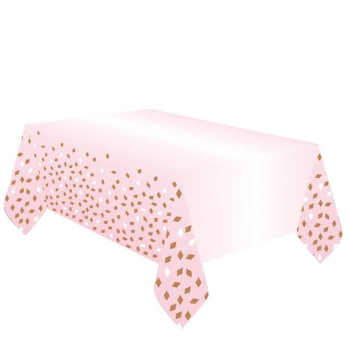Rose gold table cover blush - gold,