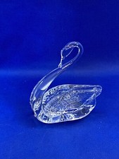 Tutbury Crystal Full Lead Swan Figurine