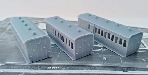 Set resin printed 2mm - set, 3