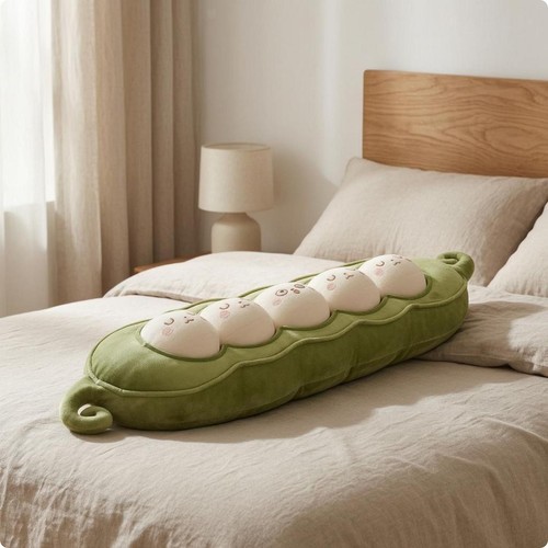 Pea pod body pillow - pea,