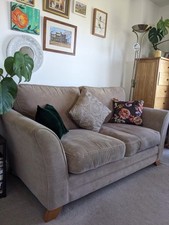 Two Seater Sofa (Oak
