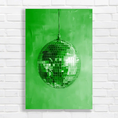 Disco ball mirrored mosaic - disco,