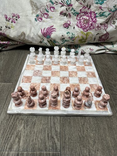 Handmade marble chess set - marble,